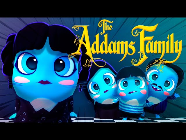 🎃 Addams Family I HALLOWEEN 🦇 Wednesday Addams dancing 👻 Cute cover by The Moonies Official class=