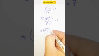 Can You Solve This Exponential Equation? 🤯 | 4^x -1÷ 2^x+1 = 7🥰 #maths #mathproblem #mathstricks