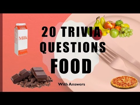 20 Trivia Questions (Food) No. 1