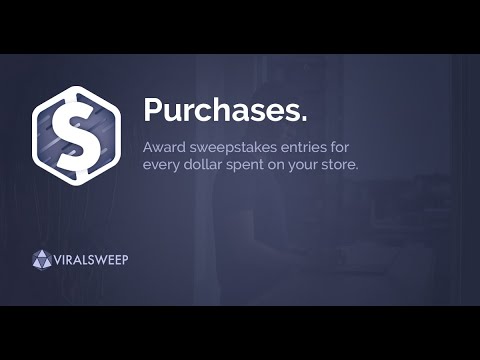 Purchase Sweepstakes - Shopify Purchases App