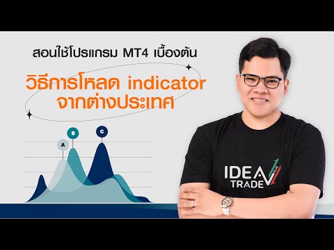 8 สอนใช้โปรแกรม MT4 เบื้องต้น : วิธีการโหลด indicator จากต่างประเทศ