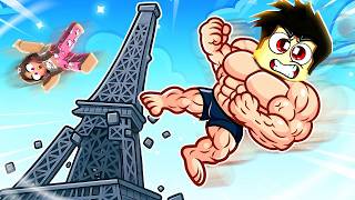 Roblox'ta Güçlenip Kuleleri Yıktık! Aybüke Daha Güçlü Oldu 😡 Roblox SMASH a Tower