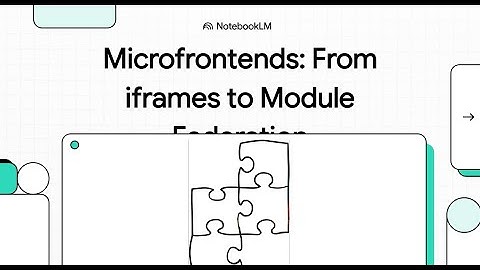 Microfrontends Evolution: From Iframes to Module Federation