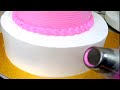 Easy piping and techniques for cake decorating! beginners tutorial with 💯% stable boiled icing!