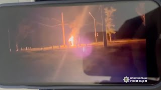 Підпал двома підлітками військового авто
