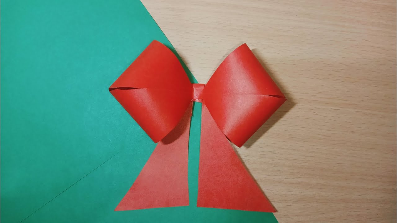 How to Make A Paper Bow 🎀 | Paper Bow Gift Topper || DIY 