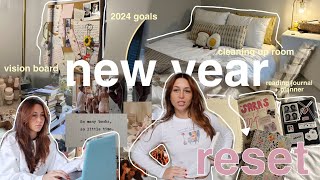 new year reset ✨ (goals, reading journal, current reads, packages + lots more)