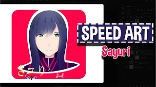 [SpeedArt] Sayuri - Moon Bouquet Draw Headshot