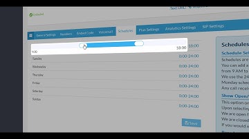 VConnect: Setting Your Schedule