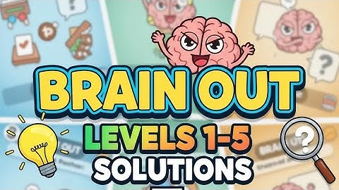 Brain out 1 to 5 solutions  #braingames #braingames #solution 