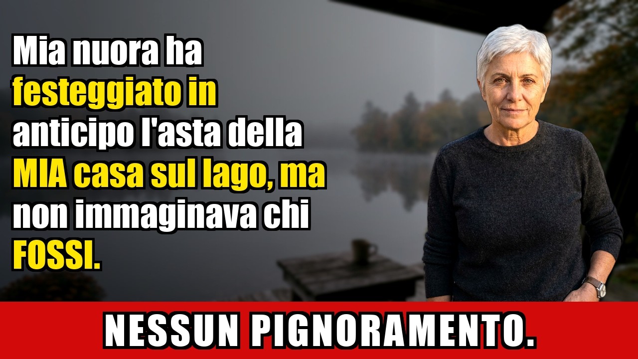 Mia nuora ha scritto nella chat di famiglia che la mia casa sul lago stava per essere pignorata e che suo padre aveva già bonificato $230.000 per comprarla all'asta. Ho riletto il messaggio tre...