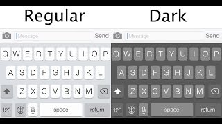 Cambia el color del teclado, iOS 8 y 7 screenshot 3