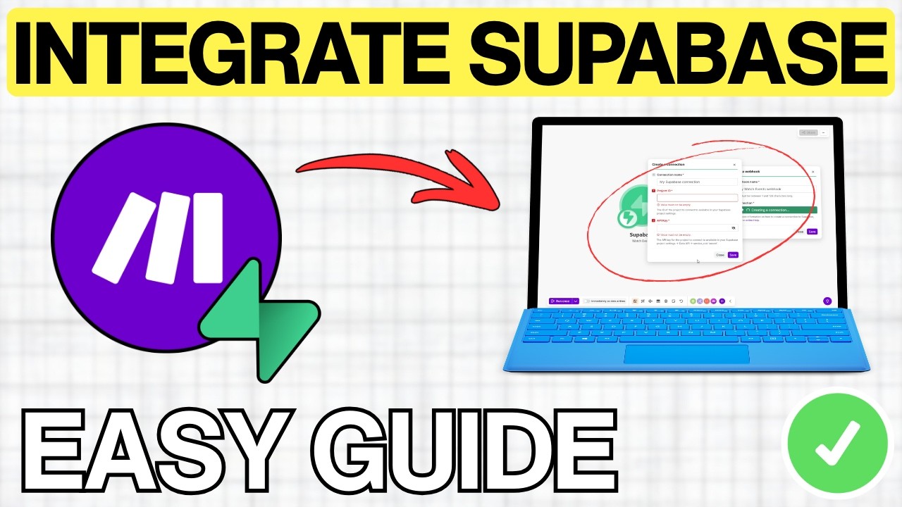 How to Integrate Supabase into Make (FULL GUIDE) 2026 - YouTube