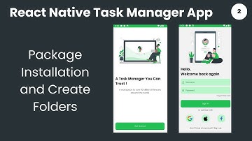 React Native Task Manager App Installation & Folder Structure | Download Free Code