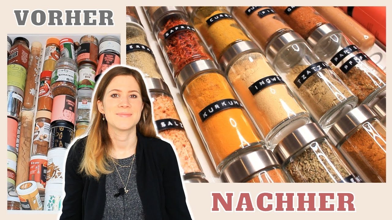 Gewürzschubladen Make Over - Tipps um Gewürze zu organisieren und richtig zu lagern