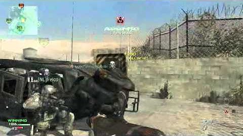 MW3 - Epic Throwing Knife Kill