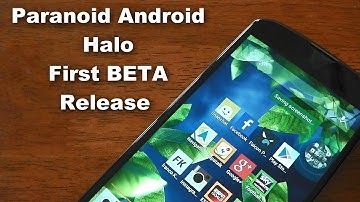 Paranoid Android - HALO - First Public BETA - MORE Gestures