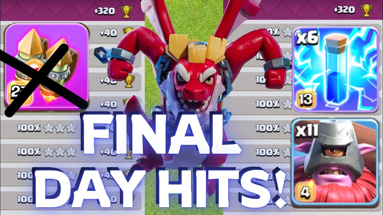 In (While Attacks Perfect 4 clash様★4点 A YouTube - 24 League CoC | Slump) Huge アイドル