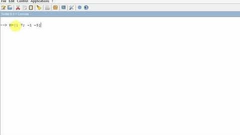Scilab equivalente gratuito a Matlab - Multiplicar matriz por matriz