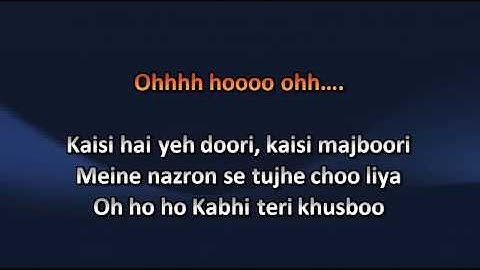 Tujh Mein Rab Dikhta Hai Song Karaoke With Lyrics