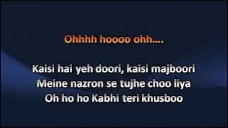 Tujh Mein Rab Dikhta Hai Song Karaoke With Lyrics