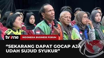 Blak-blakan! Curhatan Pengemudi Ojol Kepedihan Potongan Aplikator | Indonesia Business Forum tvOne
