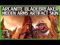 Hidden Arms Warrior Arcanite Bladebreaker Artifact Skin Guide - WoW Legion