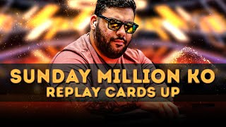 $109 SUNDAY MILLION KO $100k to 1st Final Table Cards-UP Poker Replay