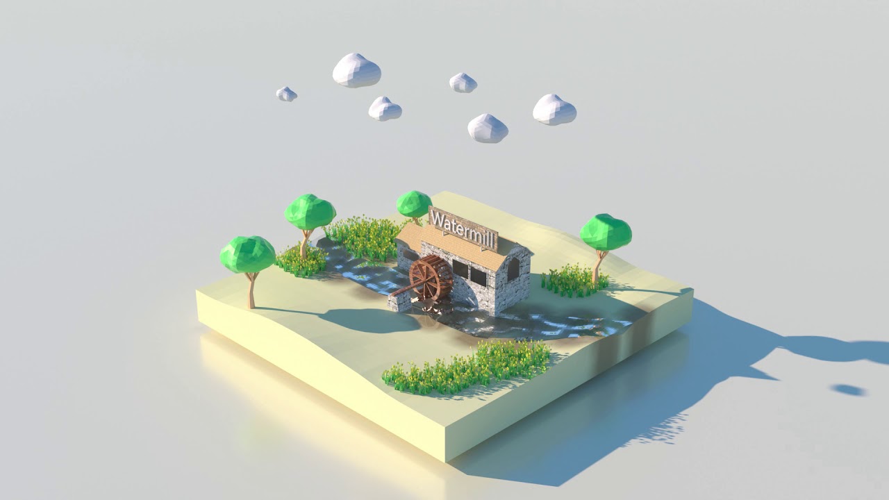 Low poly Spring loop