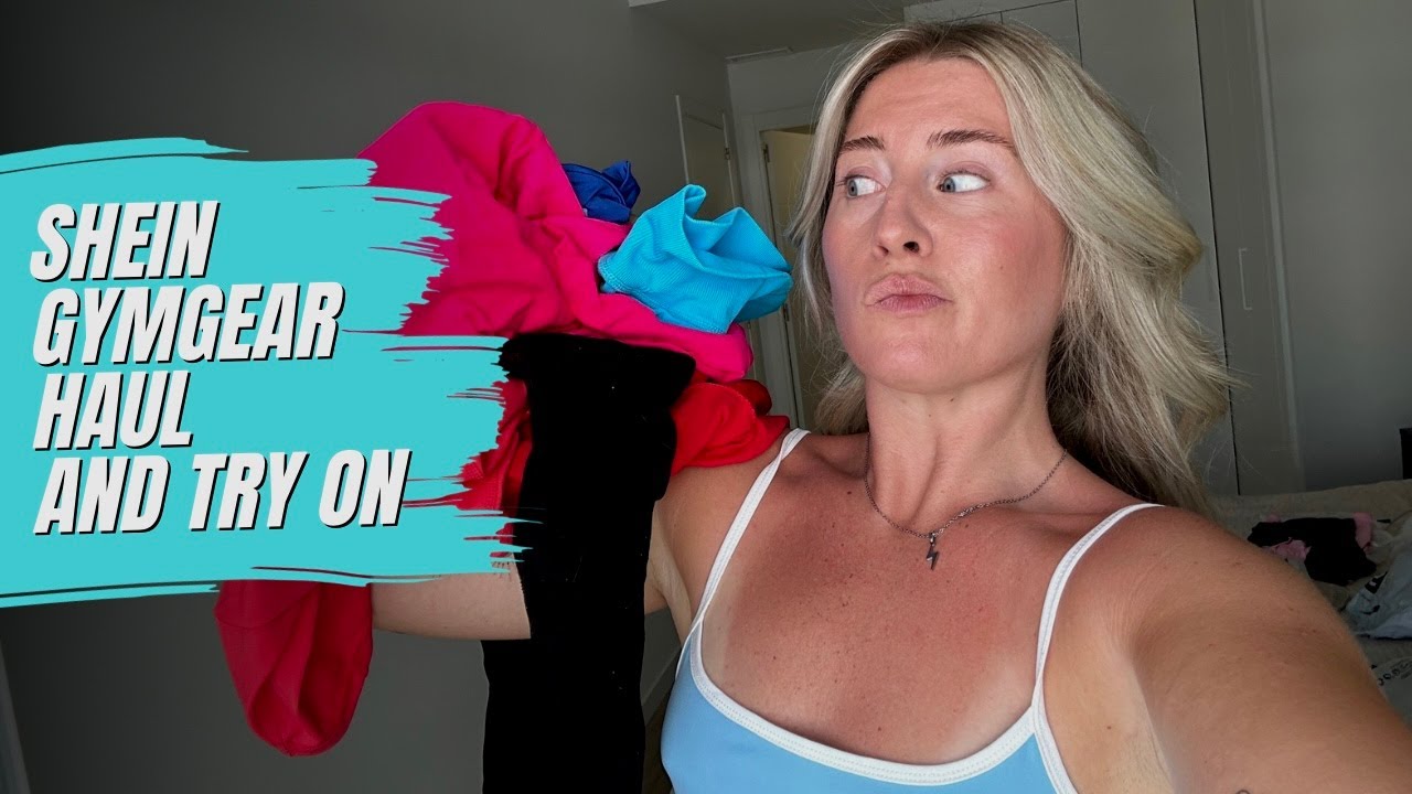 SHEIN GYMGEAR HAUL AND TRY ON