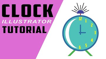 how to make flat clock in illustrator