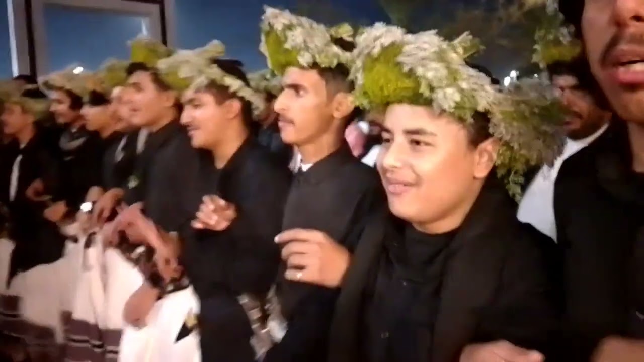 لحظات مغادرة فرقة محافظة العارضة الشعبية من  مهرجان شتاء جازان 26 ليالي المحافظات