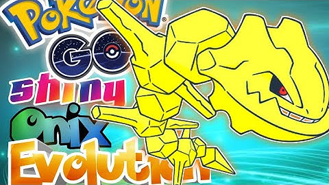 PoKemon GO || SHINY ONIX TO STEELIX EVOLUTION ||