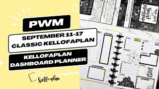 Plan with Me- September 11-17, w023- Kellofaplan Dashboard Planner