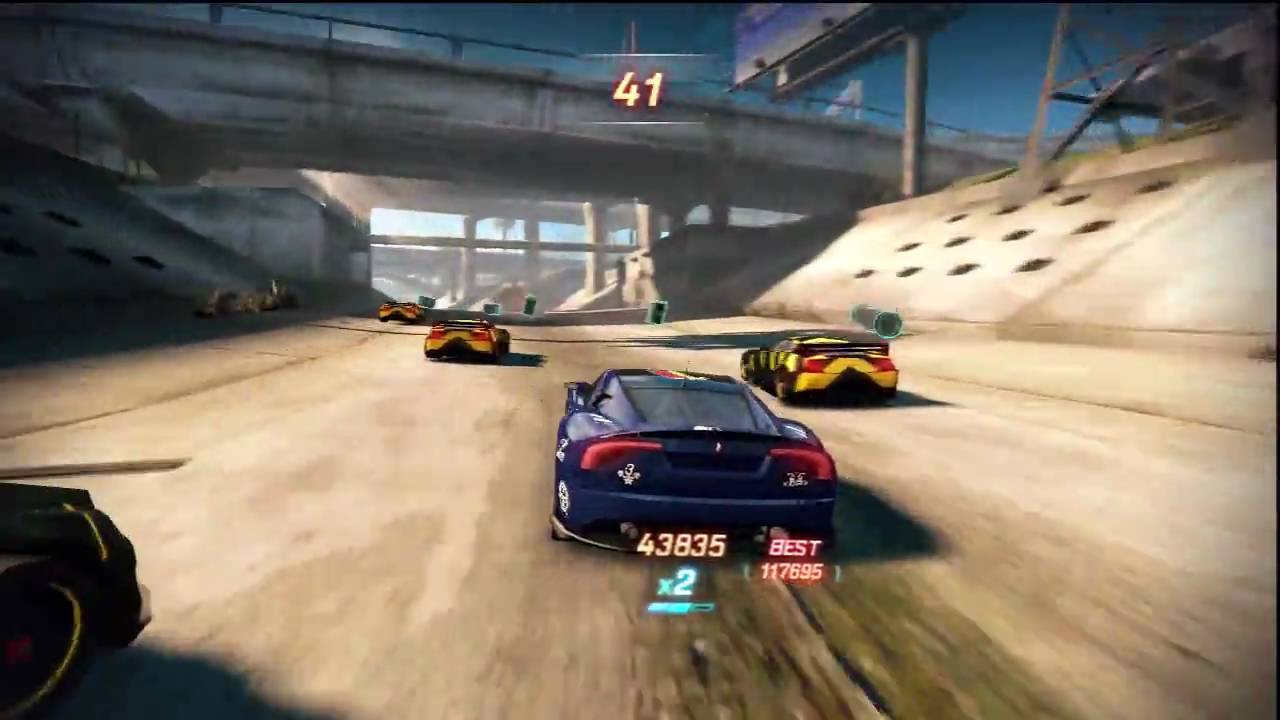 Split Second: Velocity - Survival Mode, Storm Drain Speedway - YouTube