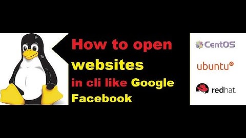 how to open website in cli  using elinks command in redhat linux centos ubuntu.
