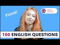 100 Common English Questions with Fiona | How to Ask and Answer English Questions