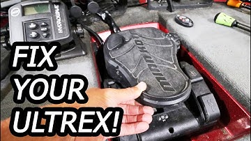 DIY Fixing Minn Kota Ultrex Foot Pedal! Trolling Motor Cables Broke While Fishing! (Loose Pedal)