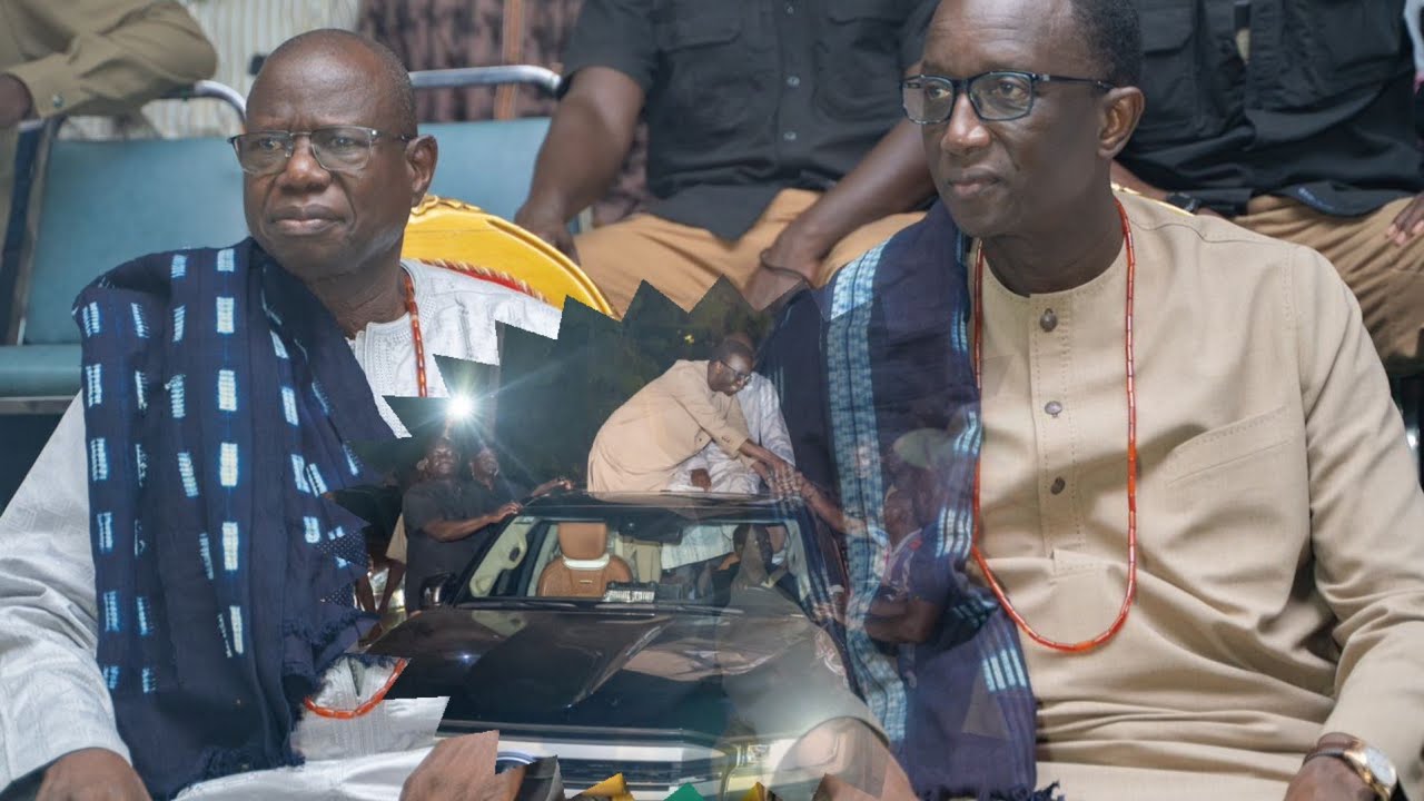 FANDENE, LE MINISTRE AUGUSTIN TINE DEROULE LE TAPIS ROUGE A AMADOU BA ...
