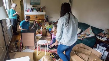 Timelapse of assembling IKEA furniture