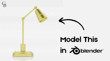 Product Visualization: Brass Desk Lamp | Basic Modeling | Blender Product Visualization | Part 1