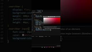 CSS of Searchbar.
