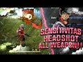 SENSITIVITAS MUDAH HEADSHOT ALL WEAPON - SENSITIVITAS FREE FIRE - GARENA FREE FIRE