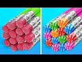 CRAZY WAYS TO SNEAK FOOD AND MAKEUP || Secret Snack And Candies! Funny Situations By 123 GO! Genius