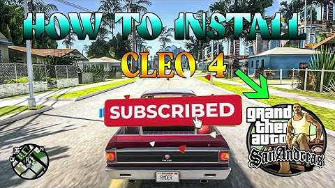 How To Install Cleo 4 In GTA San Andreas ‎@lusifigaming