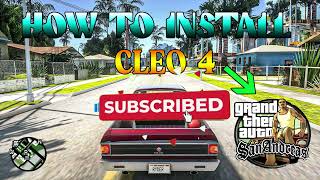 How To Install Cleo 4 In GTA San Andreas ‎@LusifiGaming