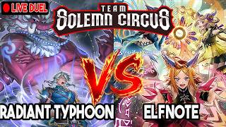 Radiant Typhoon Vs Elfnote Yu-Gi-Oh! Locals Feature Match | Live Duel