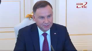 Azerbaijani, Polish Presidents Held Expanded Meeting