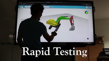 Inverse Kinematics - Kinematic Simulation - Interaction with Excavator