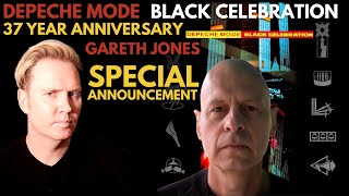 Depeche Mode: Black Celebration 37 Year anniversary - Gareth Jones Special Announcement